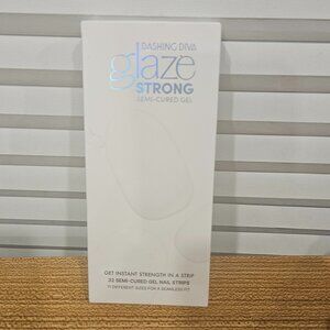 Semi-cured gel nail strips
